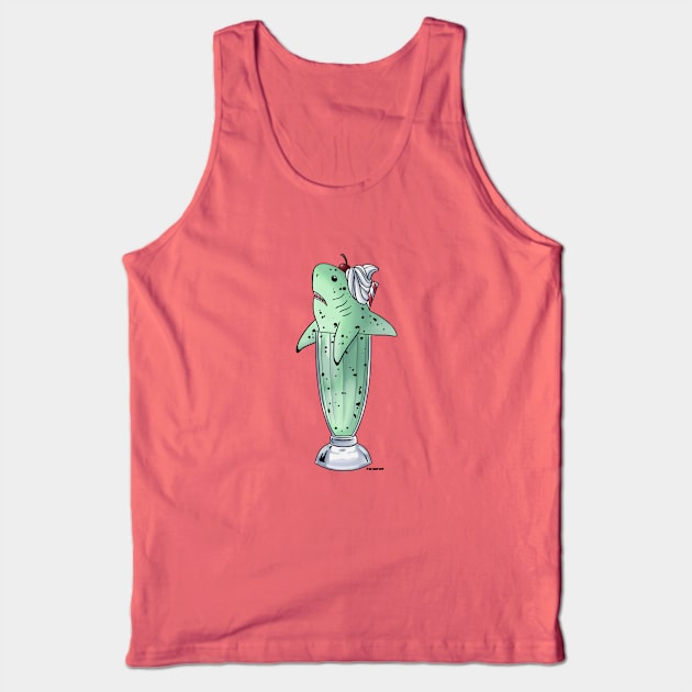 Mint Choco Chip Milkshark Tank Top by lizstaley